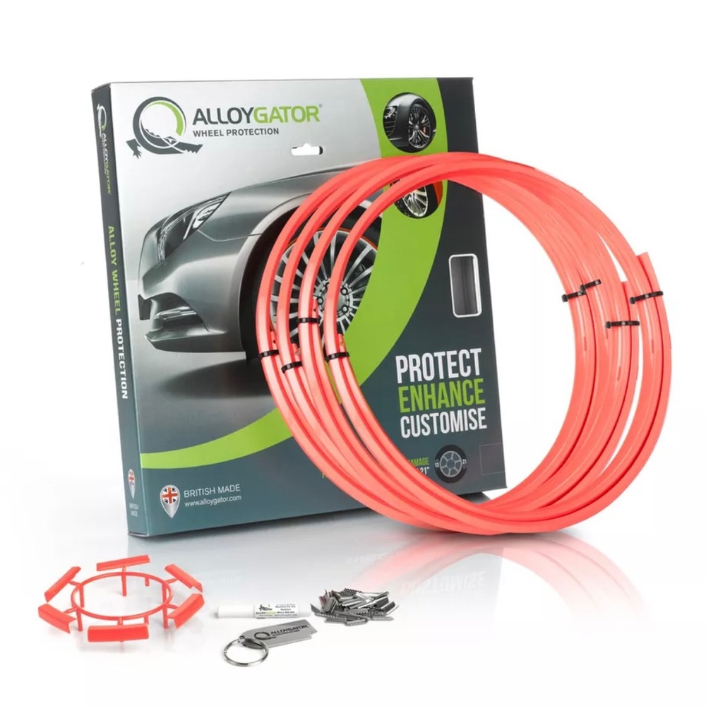 AlloyGator Wheel Rim Protectors pink Tesla toyota Honda Nissan Mazda wheels rims